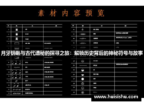 月牙钥匙与古代遗秘的探寻之旅：解锁历史背后的神秘符号与故事